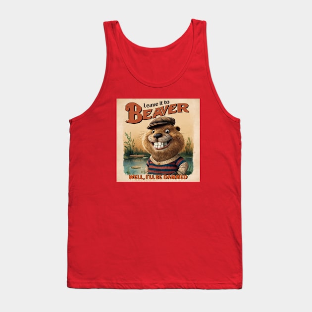 Leave it to the Beav Tank Top by Dizgraceland